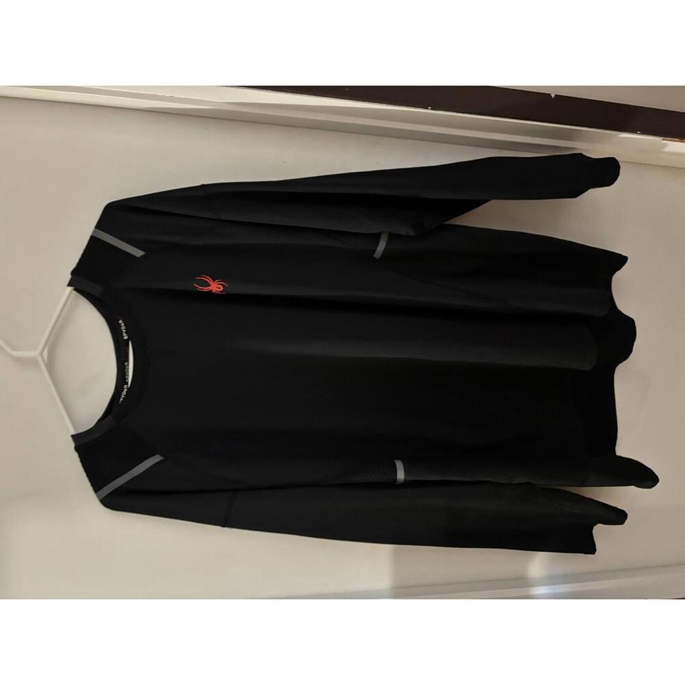 Spyder Men's Long Sleeve Activewear Shirt Black XXL